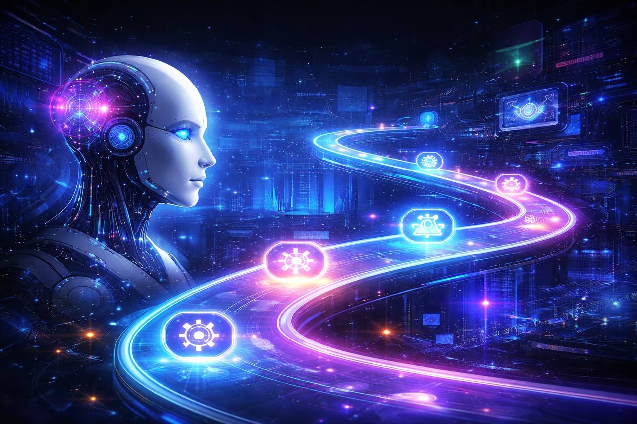 مسیر یادگیری هوش مصنوعی از مبانی تا ساخت Agent و سیستم واقعی